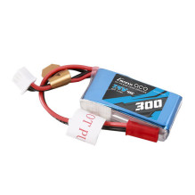 Gens ace 300mAh 7.4V 45C 2S1P Lipo baterijų paketas su JST-SYP kištuku