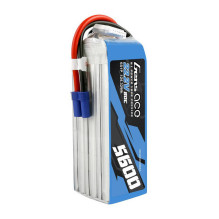 Gens ace 5600mAh 80C 22.2V 6S1P Lipo Battery Pack su EC5 kištuku