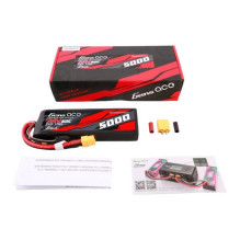 Gens ace G-Tech 5000mAh 7.4V 60C 2S1P Lipo PC medžiagos dėklas su XT60 kištuku