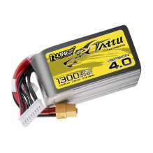 Tattu R-Line versija 4.0 1300mAh 29.6V 130C 8S1P Lipo baterijos su XT60 kištuku