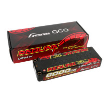 Gens ace Redline Series 6000mAh 7.6V 130C 2S2P HardCase 57 HV Lipo Battery