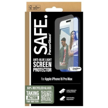 SAFE by PanzerGlass Screen Protection Anti-blue Light Tempered Glass for iPhone 16 Pro Max - Clear