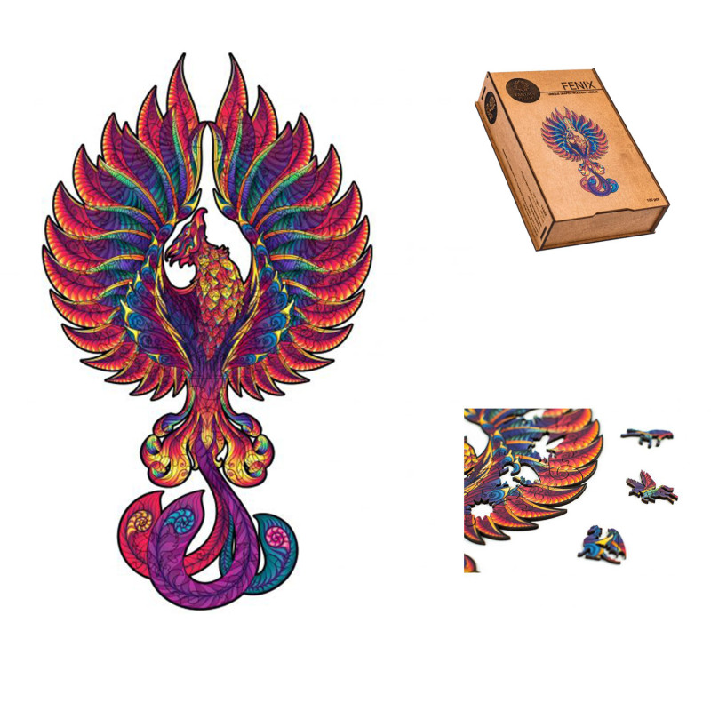 Fantasy Puzzles Fenix ​​puzzle of tree L size (240 details)