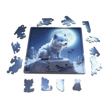 Fantasy Puzzles Baby Amarok Puzzle of Tree (30 details)