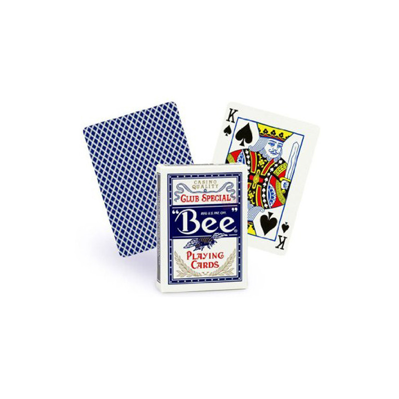 Bee Standard poker cards (blue)