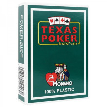 Modiano Texas Poker Hold Em Žaidimų Kortos (Tamsiai Žalios)