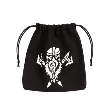 Dwarven dice bag (black and white)