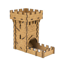 Medieval dice tower