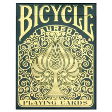 Bicycle Aureo Green Game cards