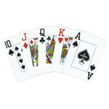 Copag 1546 Elite Poker Size - Jumbo Index Žaidimų Kortos Dviguba Kaladė (Oranžinės Ir Rudos)