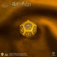 Harry Potter. Hufflepuff Modern Dice Dice Set (yellow sp.)