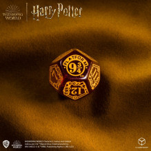 Harry Potter Gryffindor Modern Dice Kauliukų Rinkinys (Raudonos Sp.)