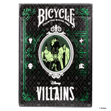 Bicycle Disney Villains Žaidimo Kortos (Žalios)