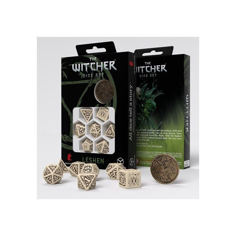 Q-workshop The Witcher Leshen - The Master Of Crows Dice Set