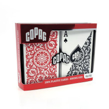 COPAG ELITE BRIDGE Regular Index Game Cards Double Brack (Red and Black)