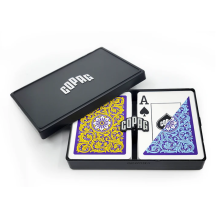 Copag 1546 Neoteric Poker Size Jumbo Index Playing Cards Double Deck (Yellow And Blue)