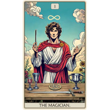 Wooden Puzzle Tarot: The Magician (250 pieces) Fantasy Puzzles