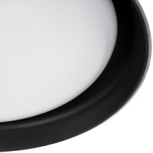 Modernus LED pritemdomas lubų plafonas Activejet FOCUS Black belaidis valdymas nuotoliniu būdu