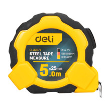 Steel Measuring Tape 5m / 25mm Deli Tools EDL3797Y(yellow)