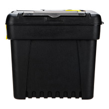 Plastic Tool Box Deli Tools EDL432417, 15'' (yellow)