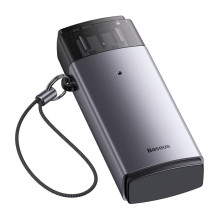 Baseus Lite Series SD / TF memory card reader, USB (gray)