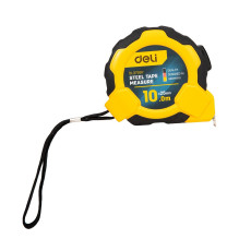 Steel Measuring Tape 10m / 25mm Deli Tools EDL3799Y (yellow)