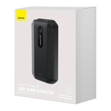 Baseus Super Energy Car Jump Starter 10000mAh, 1000A, USB (juodas)