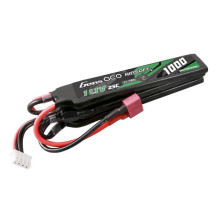 Gens ace 25C 1000mAh 3S1P 11.1V Nunchuck 3X Airsoft Gun Lipo baterija su T kištuku