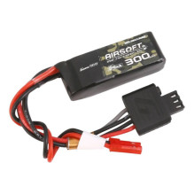 Gens ace G-Tech 35C 300mAh 2S1P 7.4V Airsoft Gun Lipo baterija su JST-SYP kištuku