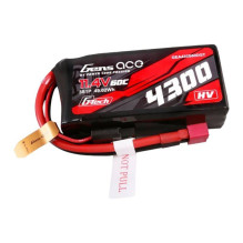 Gens ace G-Tech 4300mAh 3S1P 11.4V 60C Lipo baterija su T formos kištuku