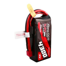 Gens ace G-Tech 4300mAh 3S1P 11.4V 60C Lipo baterija su T formos kištuku