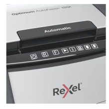 Rexel AutoFeed+ 150X automatinis smulkintuvas, P-4, pjauna konfeti pjūvius (4x28mm), 150 lapų, 44 litrų šiukšliadėžė