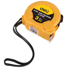 Steel Measuring Tape 3m / 16mm Deli Tools EDL9003B (yellow)