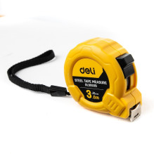 Steel Measuring Tape 3m / 16mm Deli Tools EDL9003B (yellow)