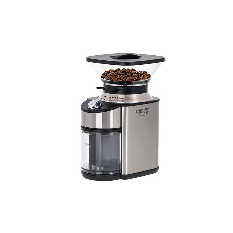 Camry CR 4443 coffee grinder Burr grinder Black,Silver