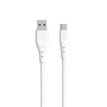 Dudao cable USB - USB Type C 6A cable 1 m white (TGL3T)