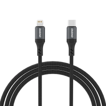 Dudao L3CL USB-C - Lightning 30W 2m Braided Cable - Black