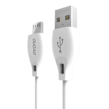 Dudao cable micro USB cable 2.4A 1m white (L4M 1m white)