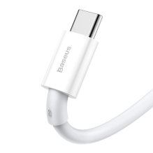 Baseus Superior USB Cable - USB Type C 66 W 6A 1 m White (CATYS-02)