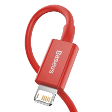 „Baseus Superior“ USB – žaibo kabelis 2,4 A 1 m raudonas (CALYS-A09)