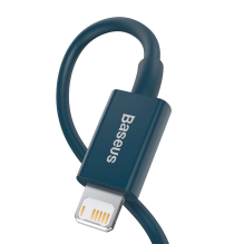 „Baseus Superior“ USB laidas – „Lightning 2,4A“, 1 m mėlynas (CALYS-A03)