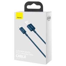 Baseus Superior Cable USB - Lightning 2,4A 1 m Blue (CALYS-A03)