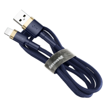 Baseus Cafule USB-A / Lightning 1.5A QC 3.0 kabelis 2 m – mėlynai auksinis