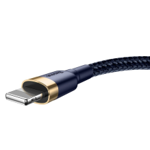 Baseus Cafule USB-A / Lightning 1.5A QC 3.0 cable 2 m - blue-gold