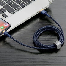 Baseus Cafule USB-A / Lightning 1.5A QC 3.0 cable 2 m - blue-gold