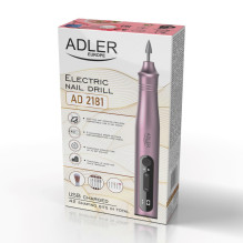 Nail Milling Machine - Adler AD 2181 11-in-1 Set Pink