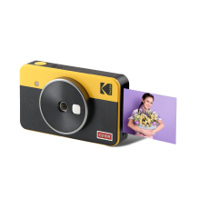 Kodak Mini Shot 2 fotoaparato ir spausdintuvo kombinuotas retro geltonas