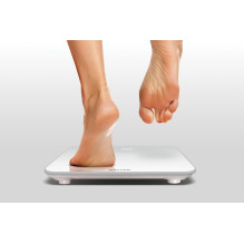 Salter 9204 WH3REU16 Ghost Digital Bathroom Scale White