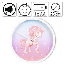 Hama 00186426 Child wall clock Magical Unicorn