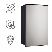 Manta MM520PS Fridge 91L Silver Inox / Black